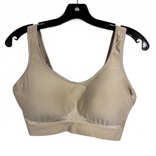 Bali Beige Wireless Bra Women's Size 2XL
