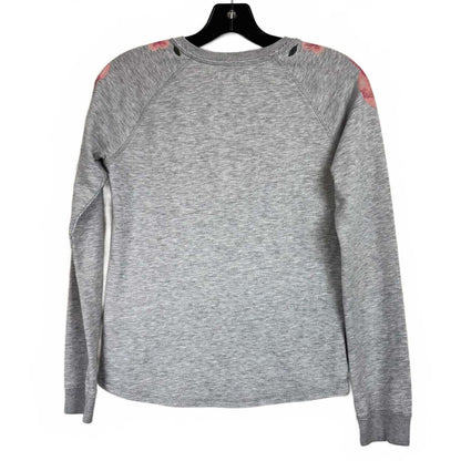 L.O.G.G Gray and Floral Long Sleeve Sweatshirt Girl's Size 12-14