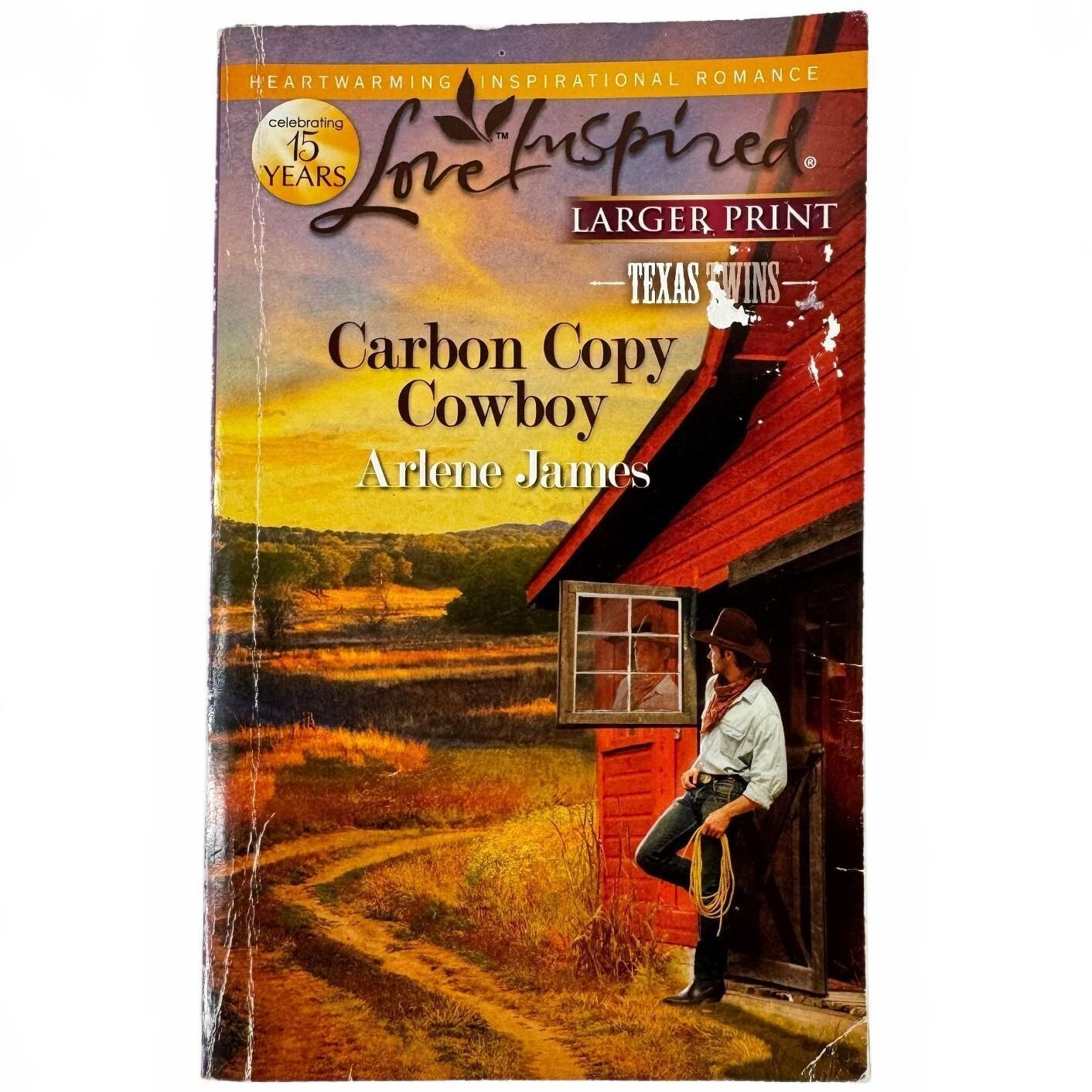 Carbon Copy Cowboy by Arlene James (paperback) (LARGE PRINT)