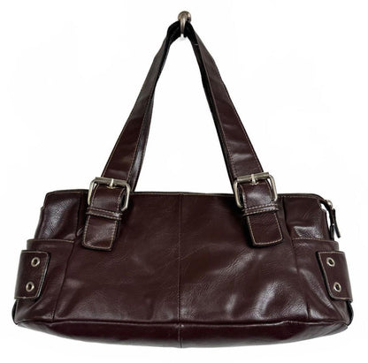 Worthington Brown shoulder bag silver hardware