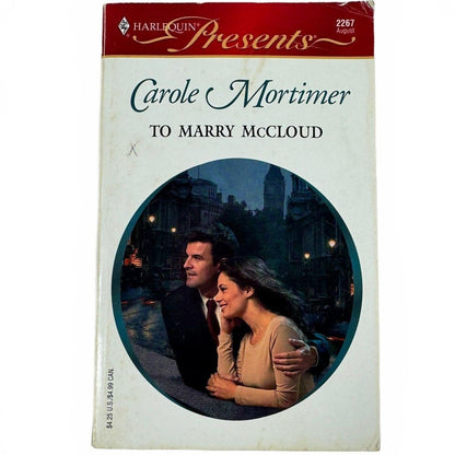 To Marry McCloud by Carole Mortimer (paperback)