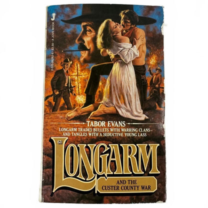 Longarm and the Custer County War by Tabor Evans (paperback)