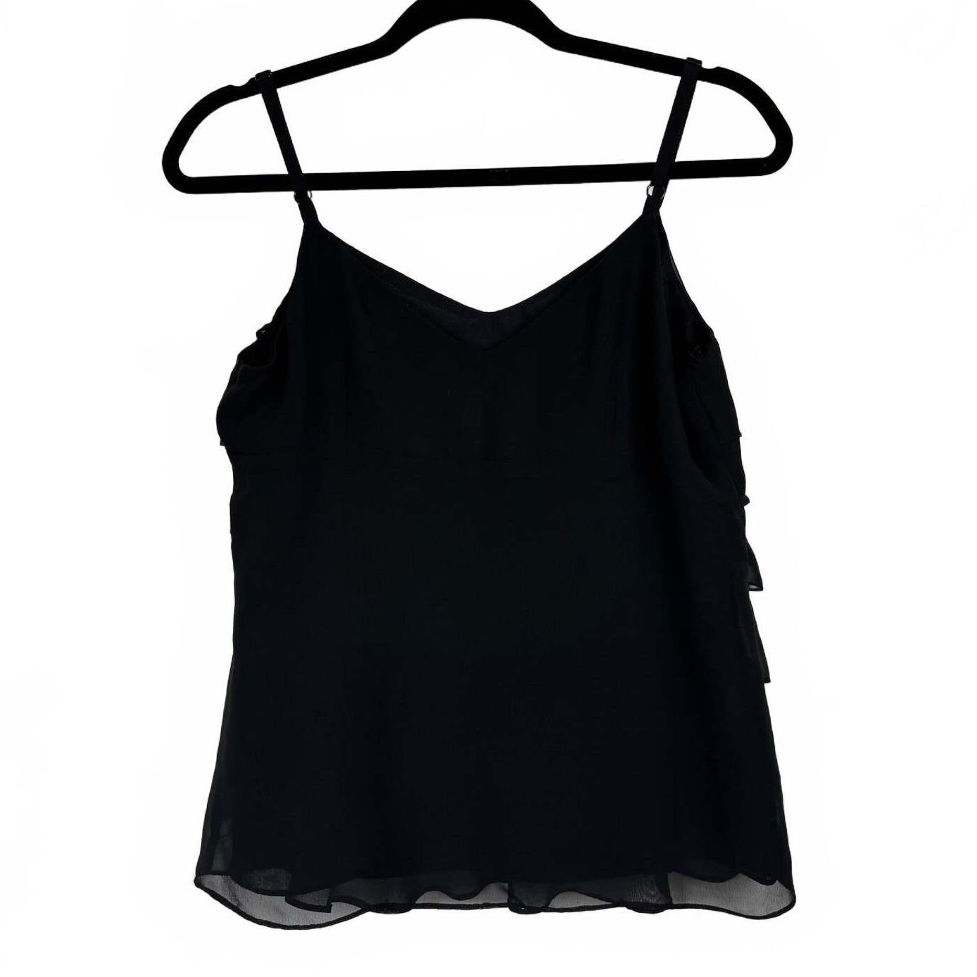 Ann Taylor Black Sleeveless Blouse Women's Size 8P