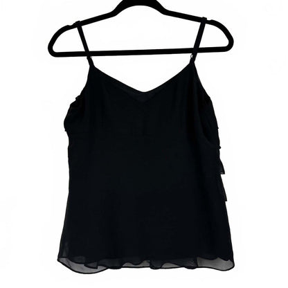 Ann Taylor Black Sleeveless Blouse Women's Size 8P