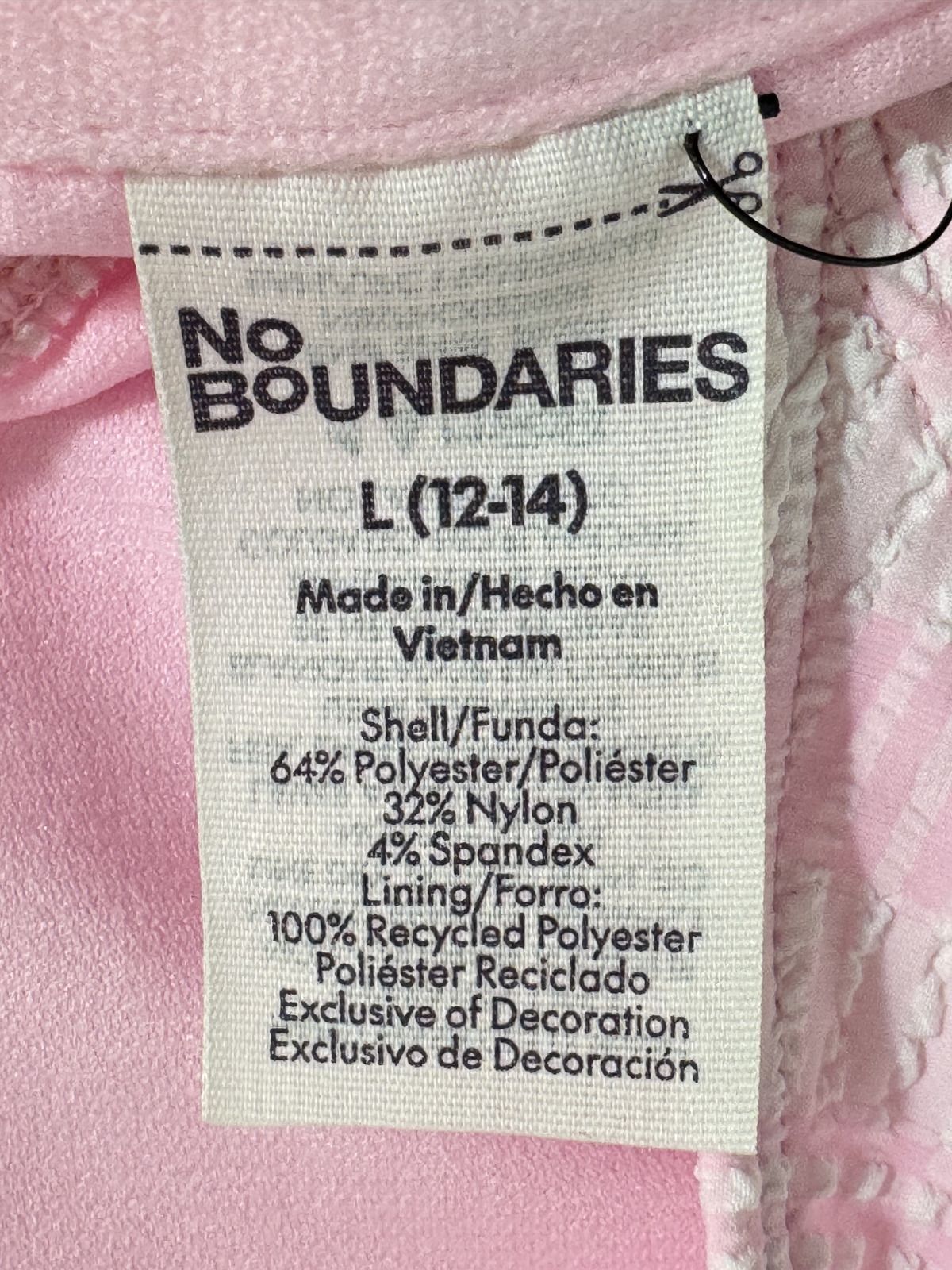 No Boundaries Pink Two-Piece Bathing Suit Women's Size Large and XXL Bottoms