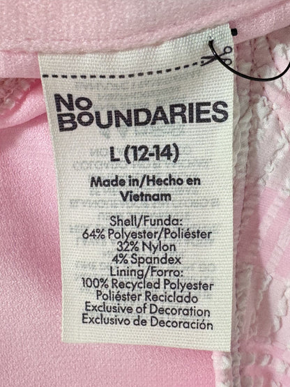 No Boundaries Pink Two-Piece Bathing Suit Women's Size Large and XXL Bottoms