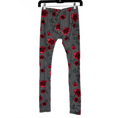 Lulu Luv Black and White Leggings Girl's Size 14-16 - 14 / Black