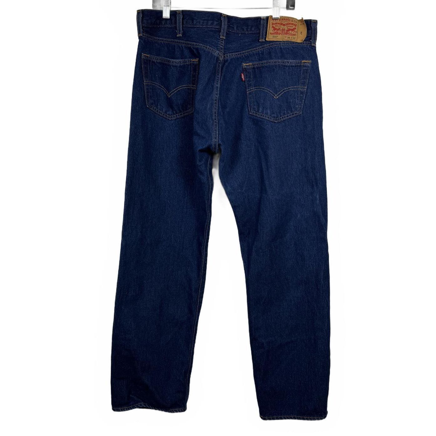 Levi Strauss & Co. Blue Straight Cut Jeans Men's Size 38x32