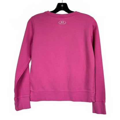 Under Armour Pink Long Sleeve Sweatshirt Girl's Size Youth Large