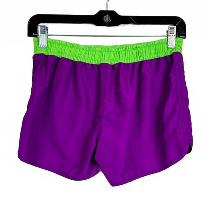 Op Purple And Green Shorts Girl's Size Large