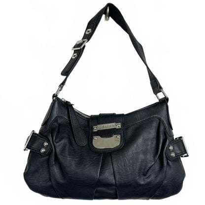 Guess black shoulder bag silver hardware