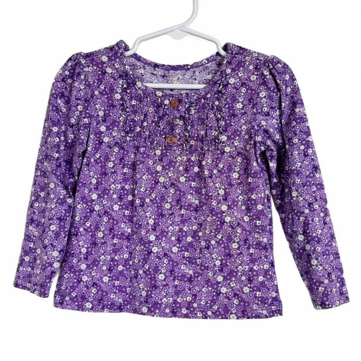 The Children's Place Purple Long Sleeve Blouse Girl's Size 3T
