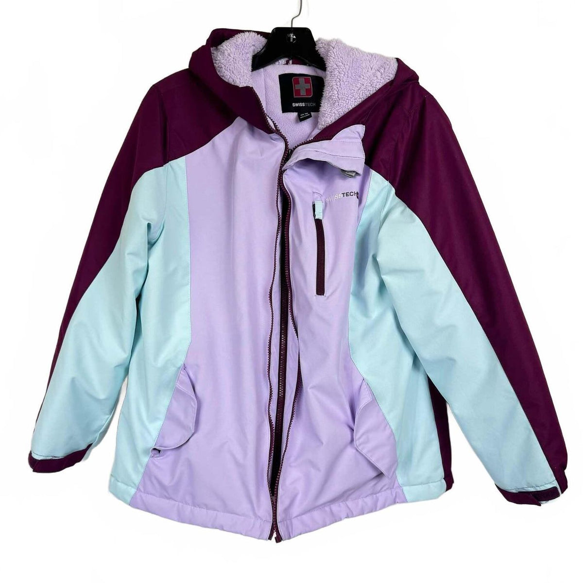 Swiss Tech Purple and Blue Coat Girl's Size XL