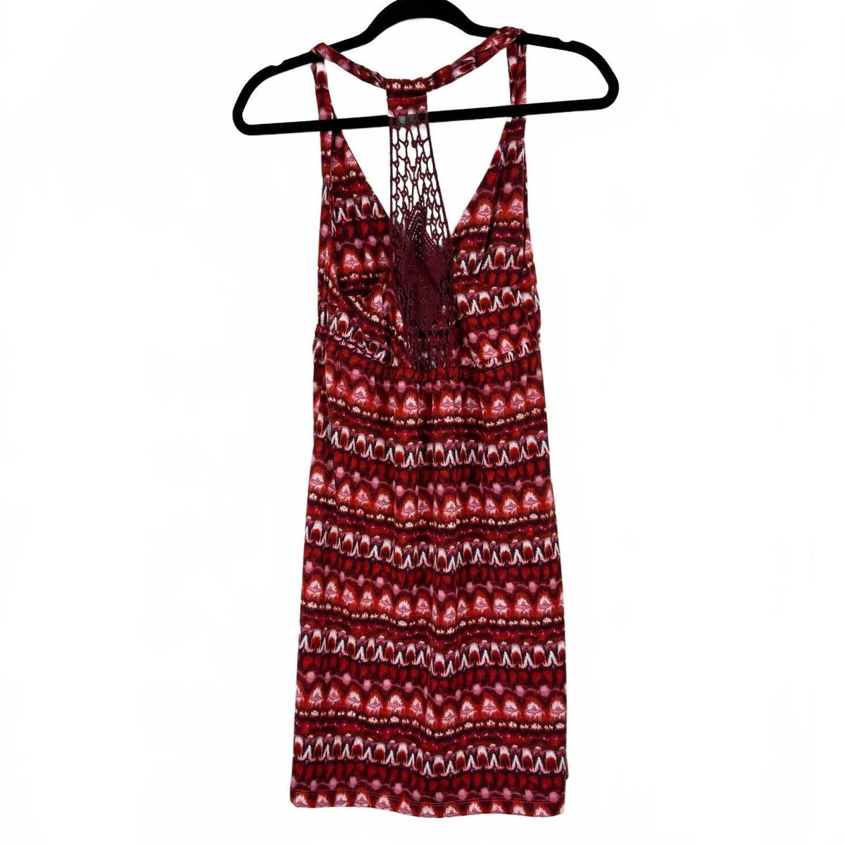 Licorice Sleeveless V-Neck Knee-Length Dress Women's Size Medium
