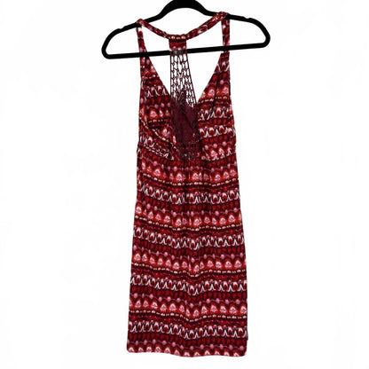Licorice Sleeveless V-Neck Knee-Length Dress Women's Size Medium