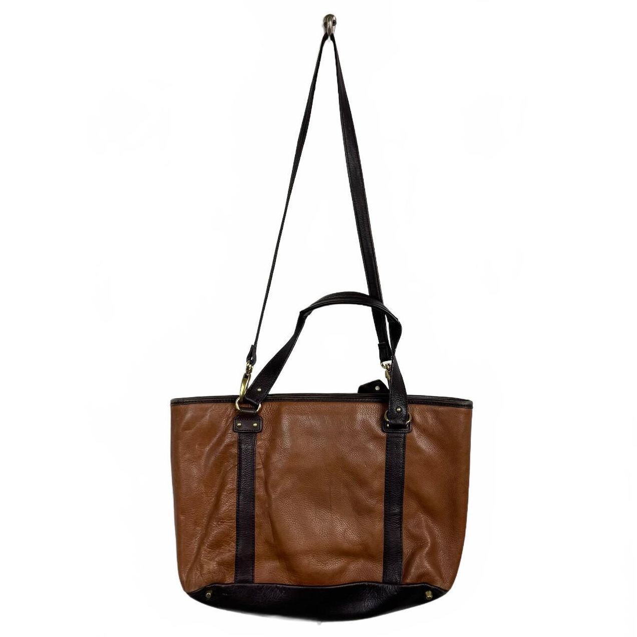 Stone Mountainy Brown saddle bag gold hardware