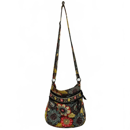 Vera Bradley crossbody bag hardware Silver toned