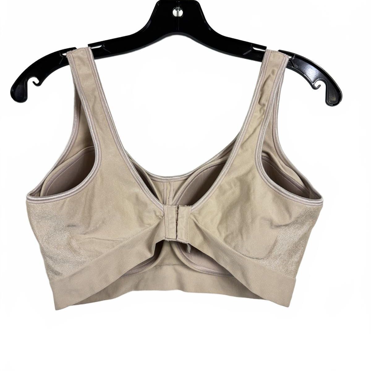 Bali Beige Wireless Bra Women's Size 2XL