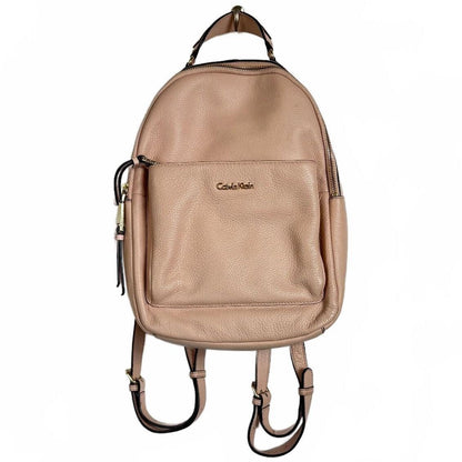 Calvin Klein pink backpack Gold hardware