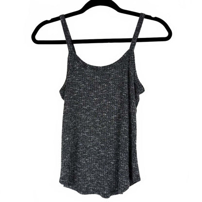 No Boundaries Gray Button Up Sleeveless Blouse Women's Size Small