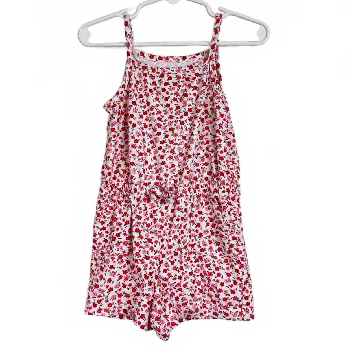 Wonder Nation Pink And White Shorts Romper Girl's Size 3T