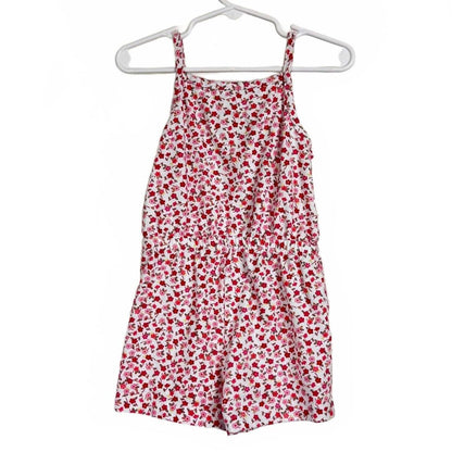 Wonder Nation Pink And White Shorts Romper Girl's Size 3T