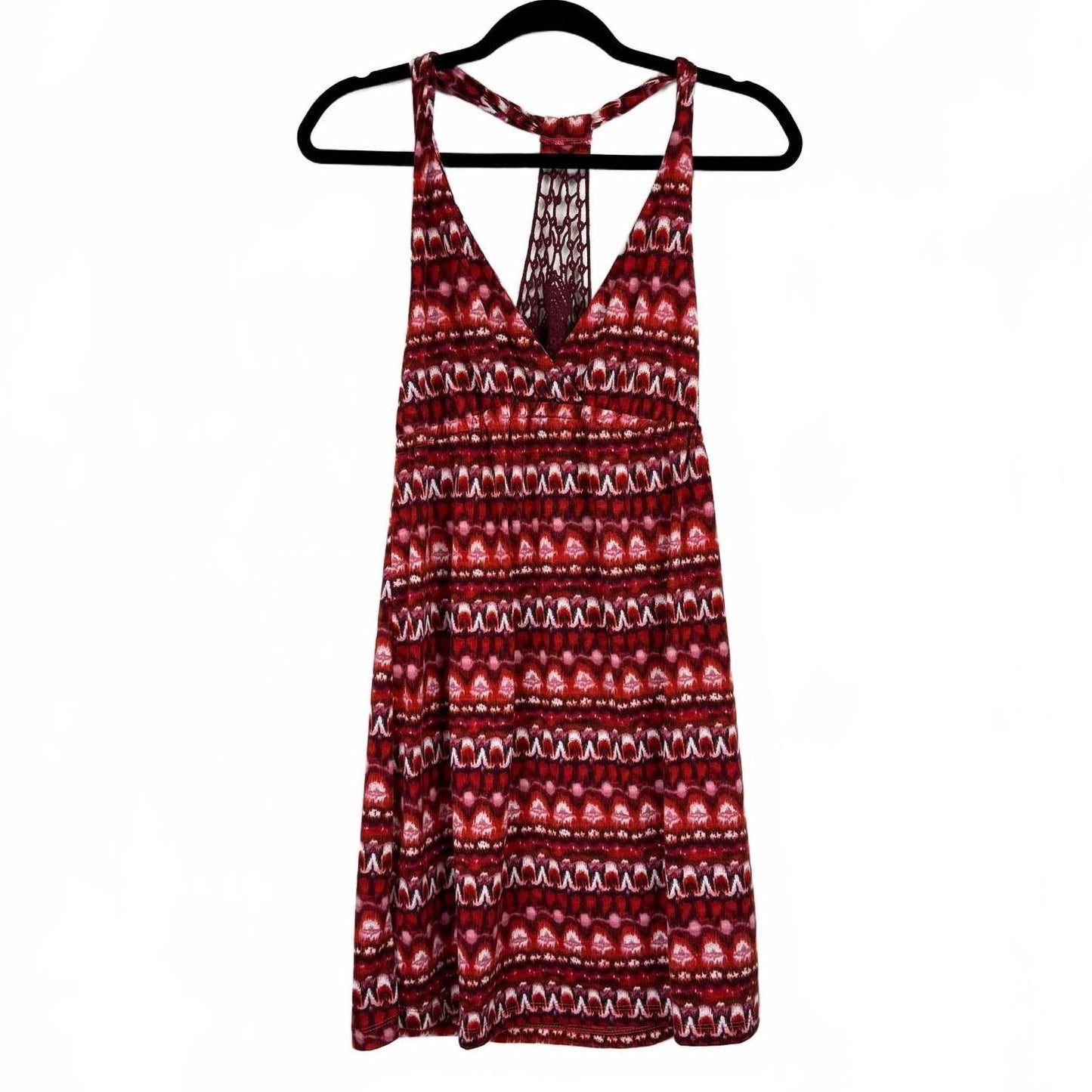 Licorice Sleeveless V-Neck Knee-Length Dress Women's Size Medium