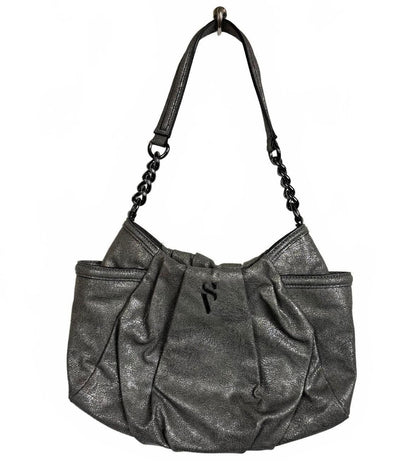Simply Vera Metallic Gray shoulder bag silver hardware