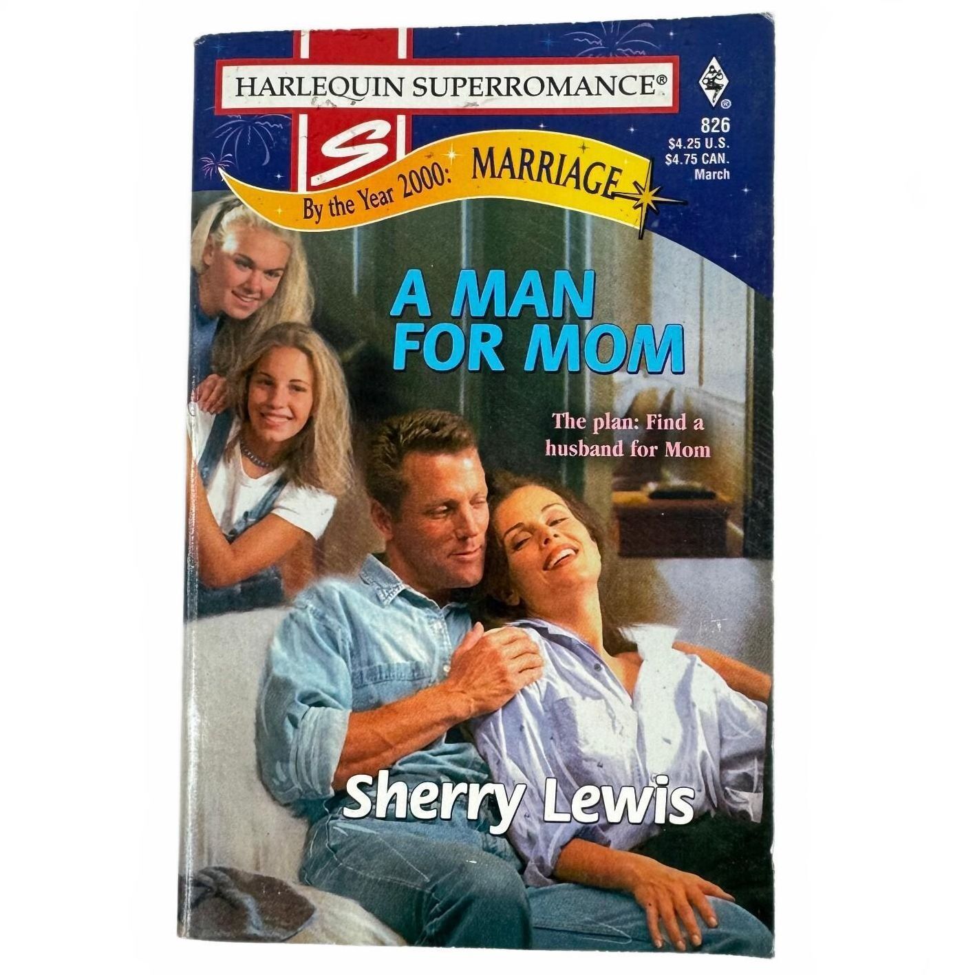 A Man for Mom by Sherry Lewis (paperback)