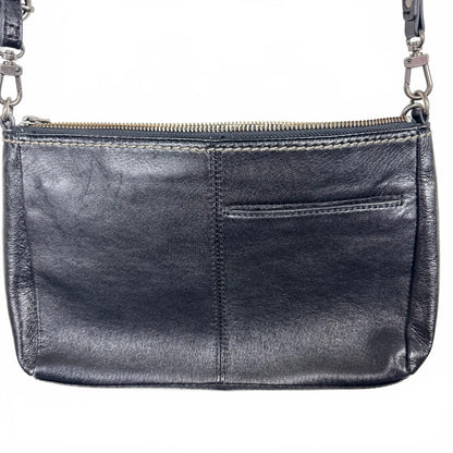 The Sak Black Silver hardware crossbody bag