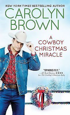 A Cowboy Christmas Miracle by Carolyn Brown (Paperback)