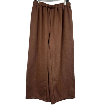 Shein Curve Brown Wide-Leg Pants 1XL - Image 1
