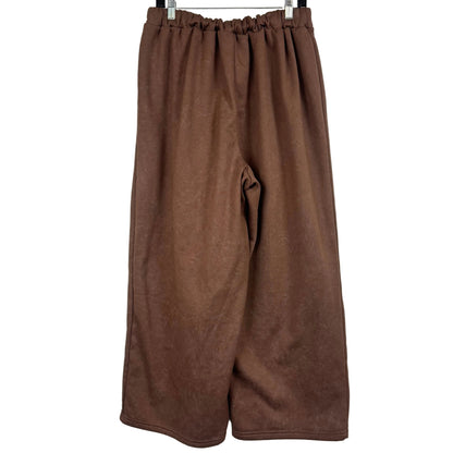 Shein Curve Brown Wide-Leg Pants 1XL - Image 2