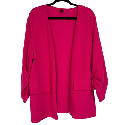 SHEIN evoluSHEIN Women's Pink Open Front Cardigan Size 3XL - Image 1