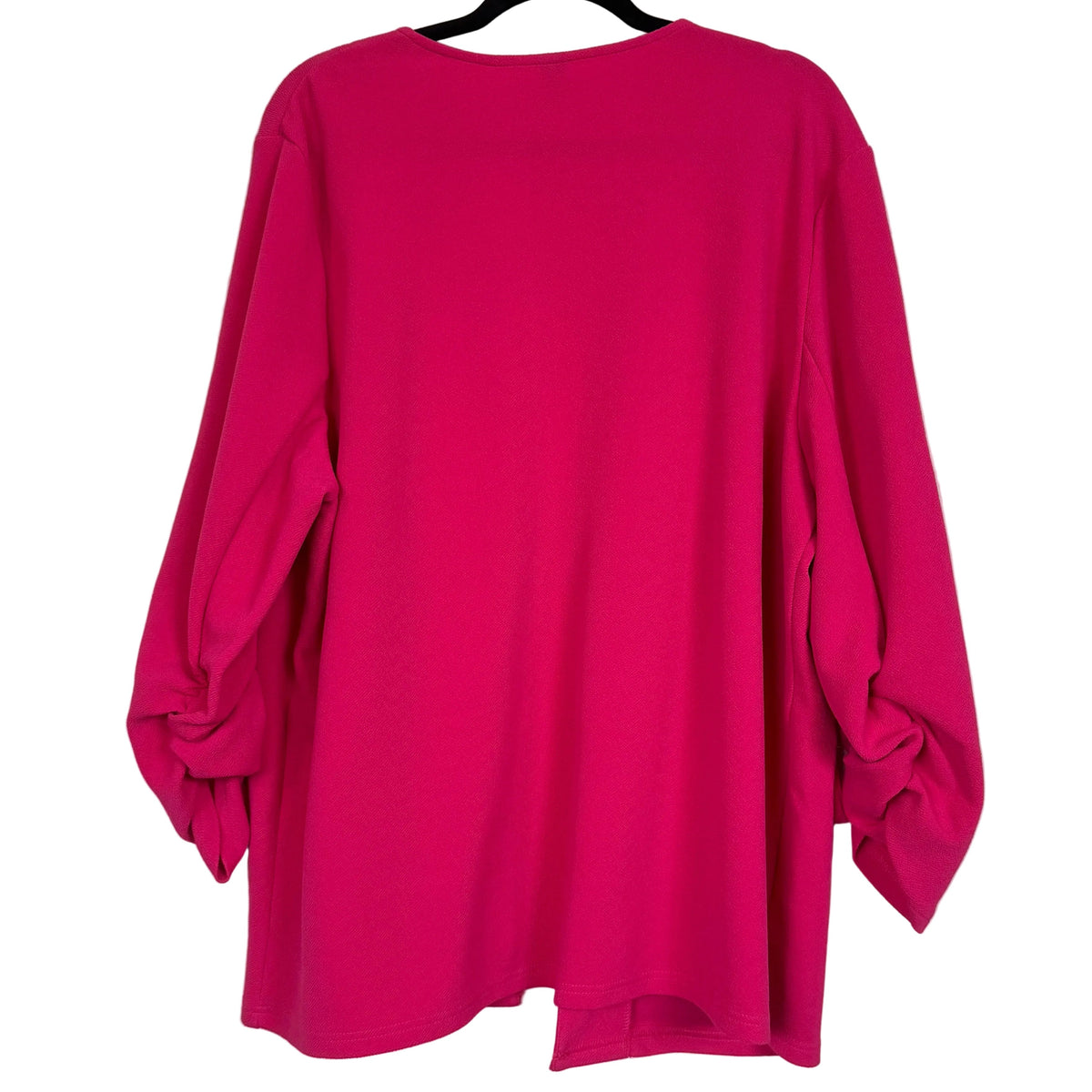 SHEIN evoluSHEIN Women's Pink Open Front Cardigan Size 3XL - Image 2