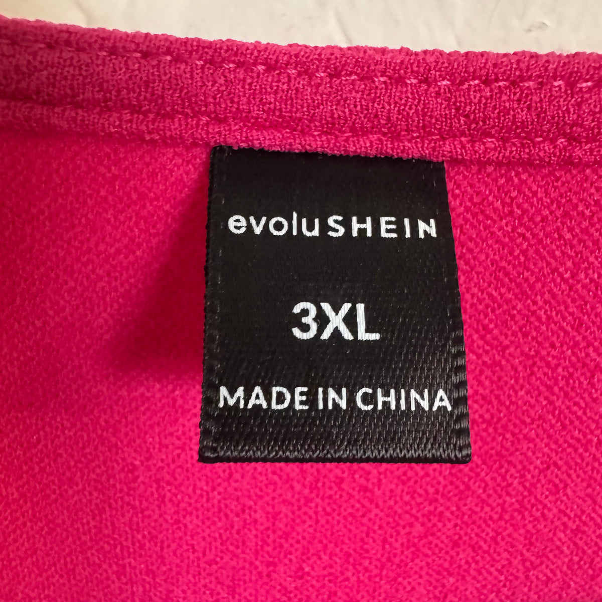 SHEIN evoluSHEIN Women's Pink Open Front Cardigan Size 3XL - Image 3