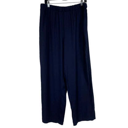 SHEIN Wide Leg Pull-On Pants Navy Blue Women's Size 2XL - Image 1