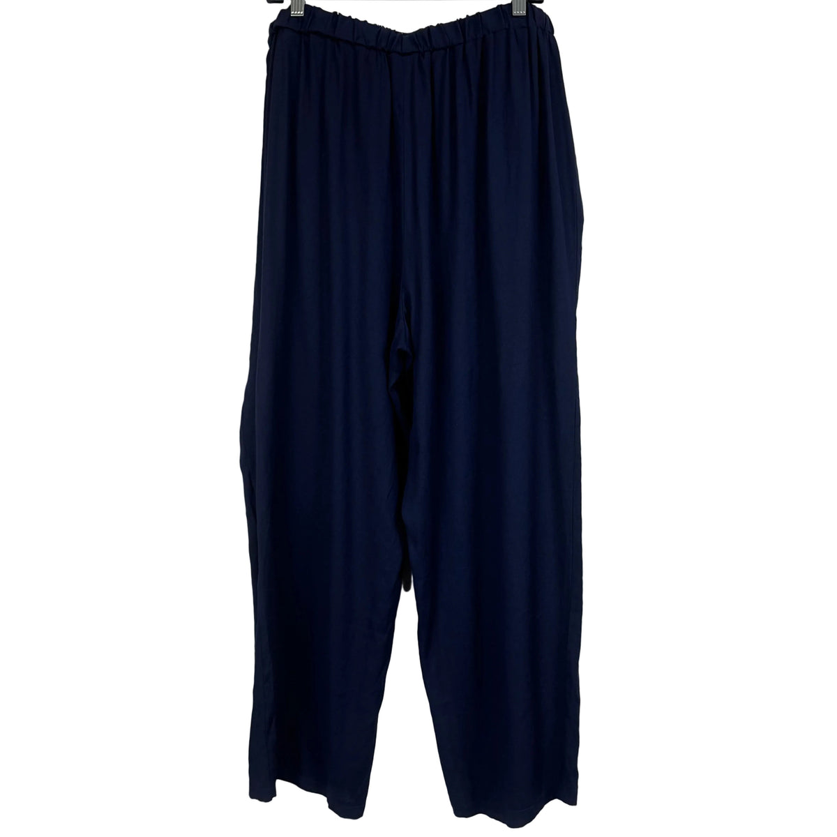 SHEIN Wide Leg Pull-On Pants Navy Blue Women's Size 2XL - Image 2