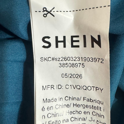 SHEIN Teal Blue Sleeveless Maxi Dress Size XL - Image 4