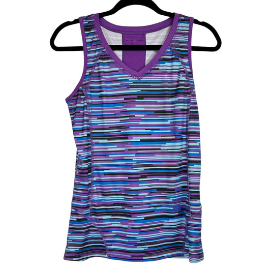 Tek Gear Blue and Purple Tank Top Women's Size Small - Image 1