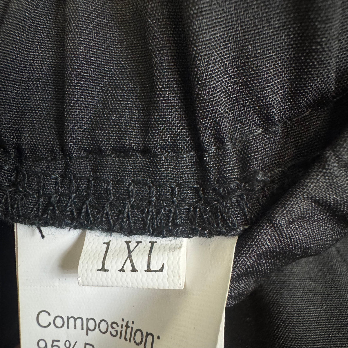 1XL Black Plus Size Women's Pants - Image 3