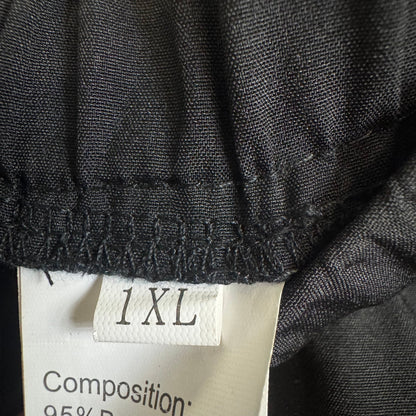 1XL Black Plus Size Women's Pants - Image 3