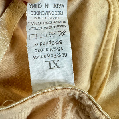 Women's Beige Wireless Bra Size XL