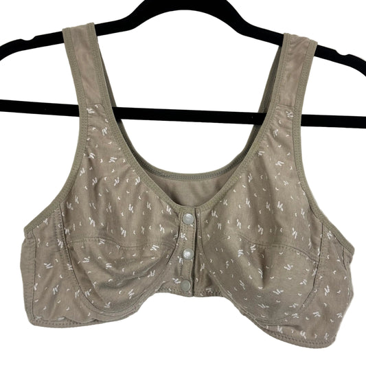 Women's Sage Green Wireless Bra Size XL
