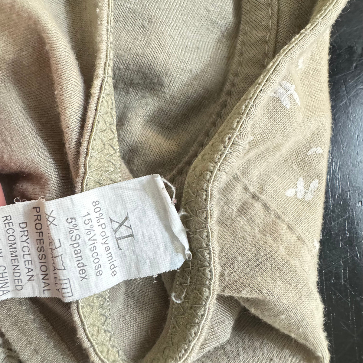Women's Sage Green Wireless Bra Size XL