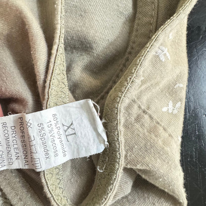 Women's Sage Green Wireless Bra Size XL
