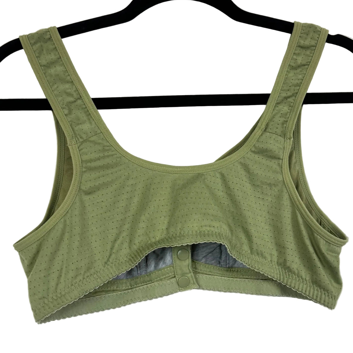 Women's Green Wireless Bra Size XL
