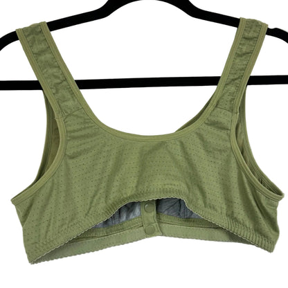 Women's Green Wireless Bra Size XL
