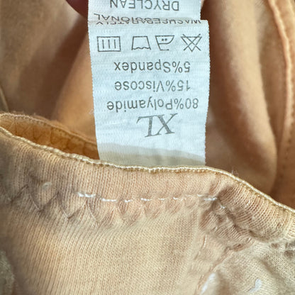 Women's Peach Wireless Bra Size XL