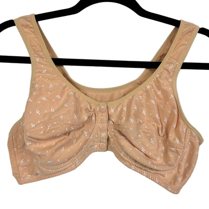 Women's Peach Wireless Bra Size XL